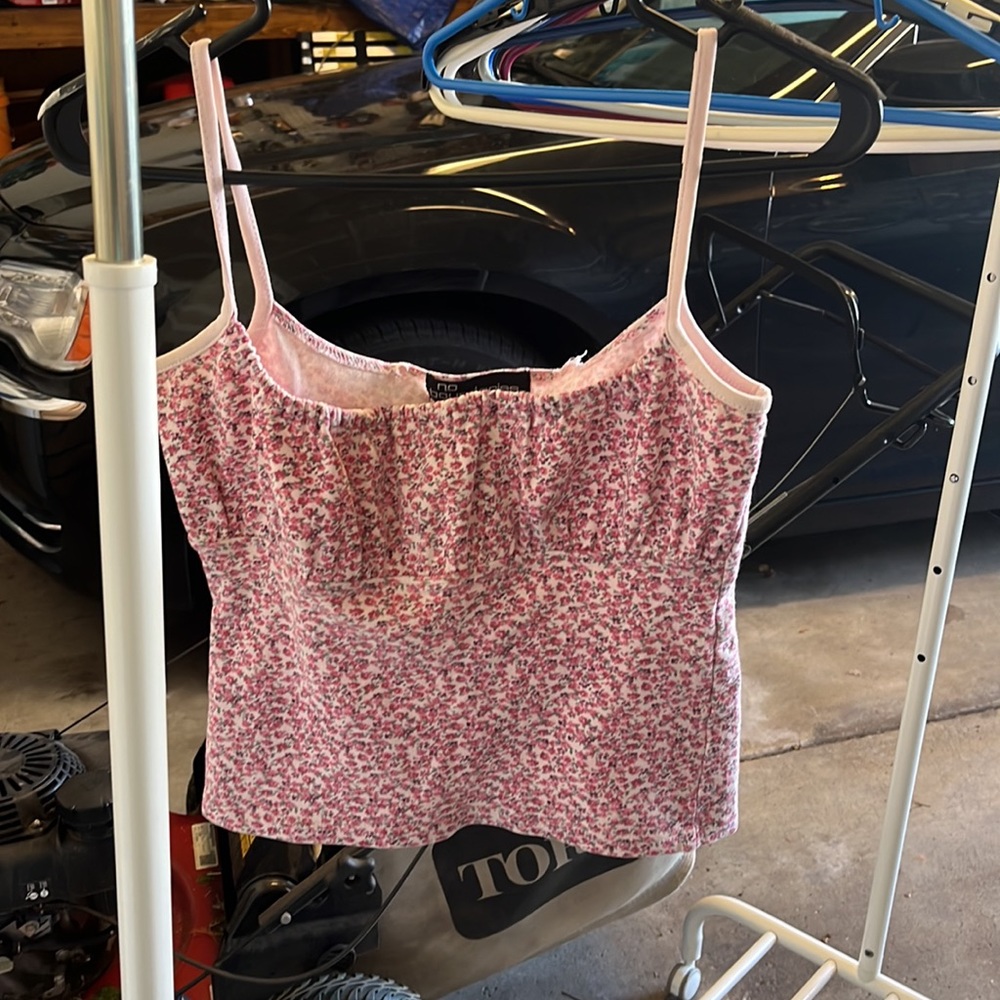 Small floral crop top